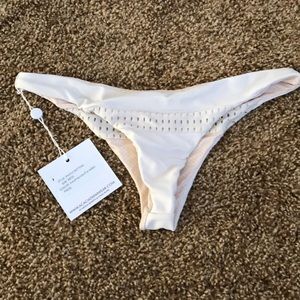 White Acacia bikini bottoms